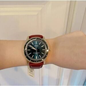 Fossil BQ2665 Sullivan Solar-Powered Brown Leather Watch